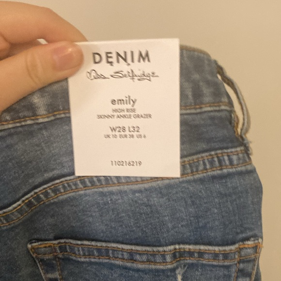 NWT Miss Selfridge high waist skinny jeans - Picture 7 of 7